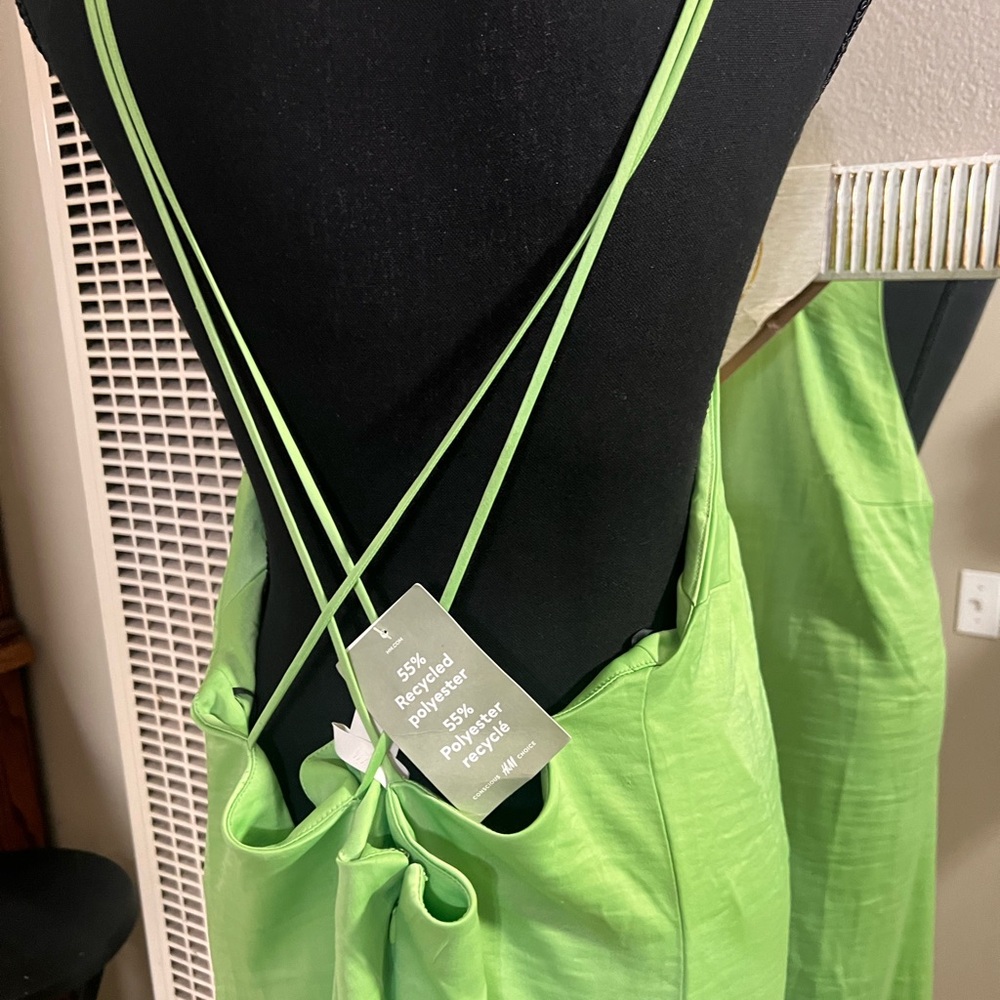 🌟 **For Sale: Stunning Lime Green Dress - Brand New with Tags!